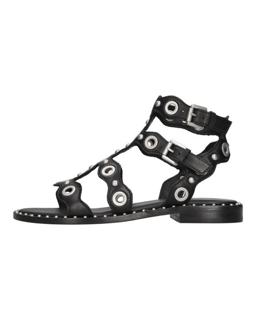 Flat Sandals di Ash in Black