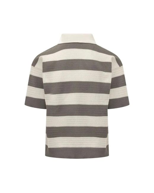 AMI Gray Polo Shirts for men