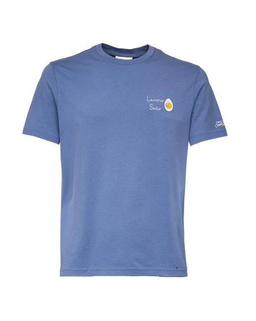 Mc2 Saint Barth Blue T-Shirts for men