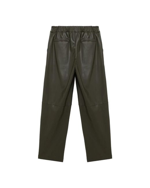 Leather Trousers Alpha Studio de color Gray
