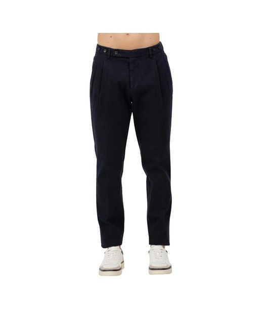 BERWICK 1707 Blue Chinos for men