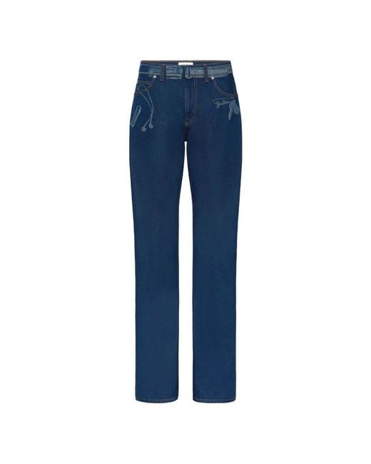 Jean Paul Gaultier Blue Bootcut Jeans