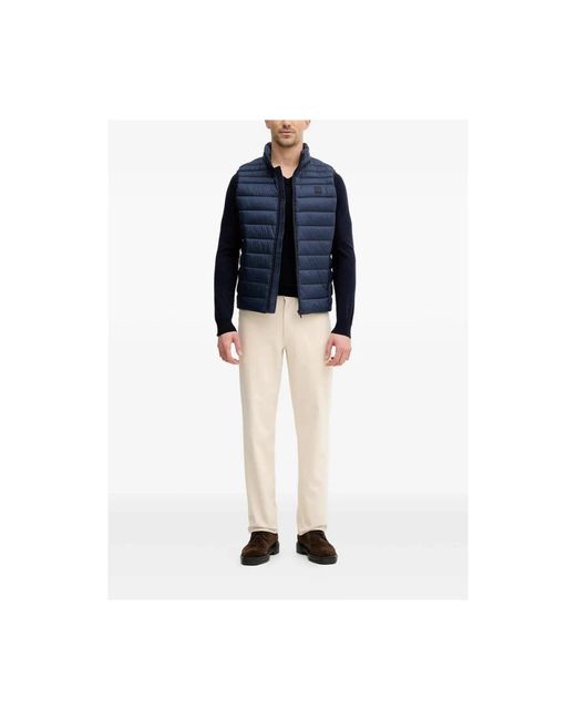 HUGO Jassen ,Blauw ,Outwear Waistcoat in het Blue voor heren