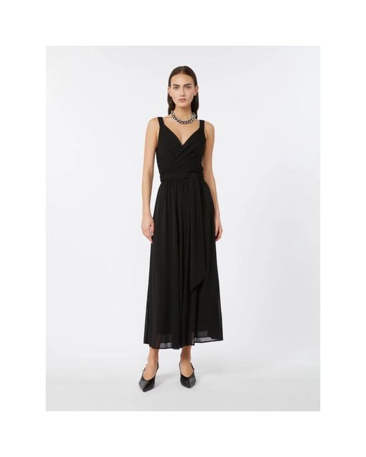 Max Mara Black Maxi Dresses