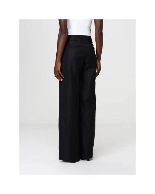 PT01 Black Wide Trousers