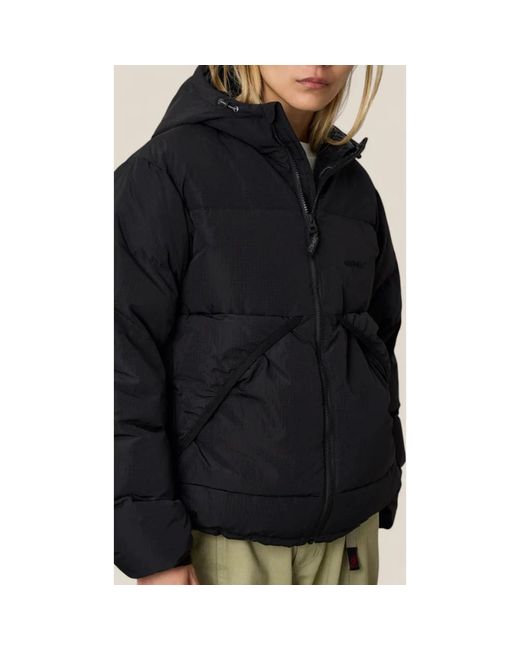 Gramicci Down Puffer Hooded Jacket in het Blue voor heren