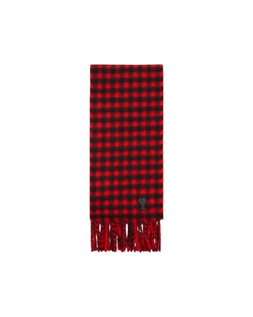 AMI Red Winter Scarves