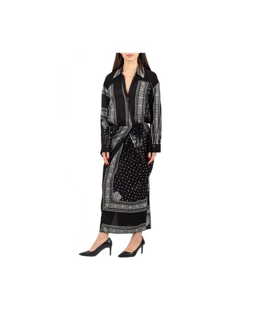 Pinko Black Maxi Dresses