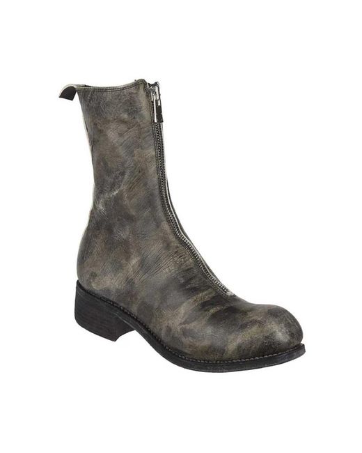 Guidi Gray Ankle Boots for men