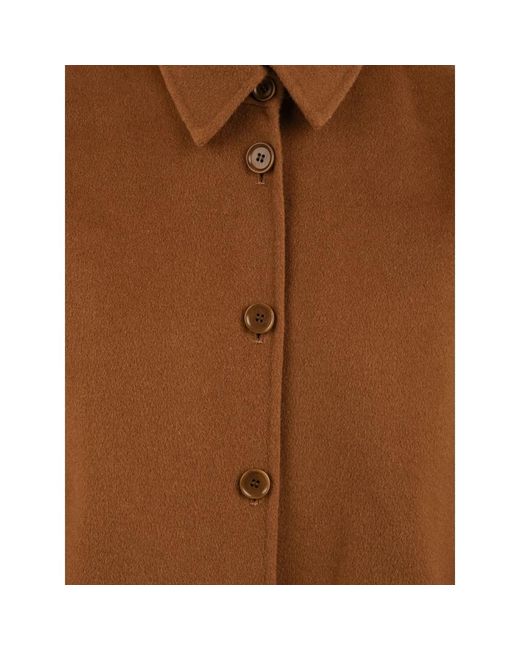 Aspesi Jassen Camel in het Brown