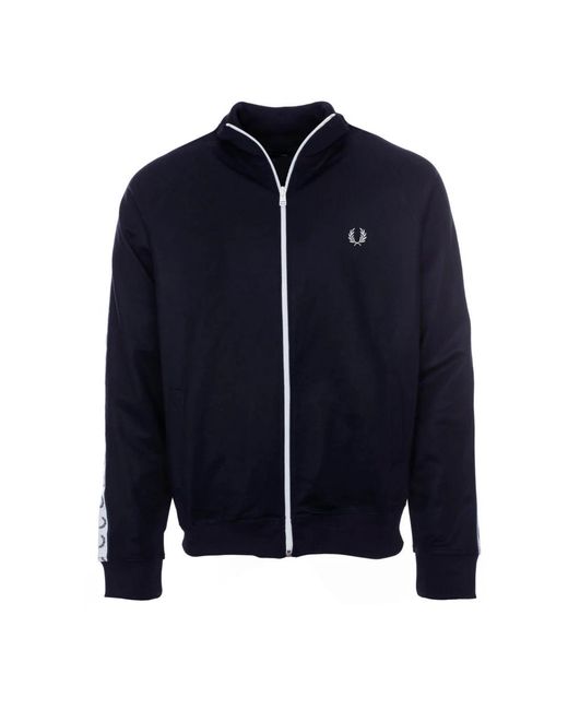 Zip-Throughs Fred Perry de hombre de color Blue