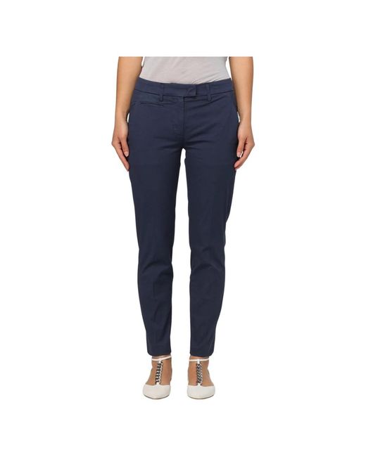 Slim-fit trousers Dondup de color Blue