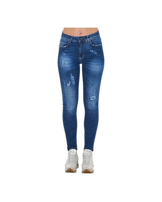 Frankie Morello Blue Skinny Jeans