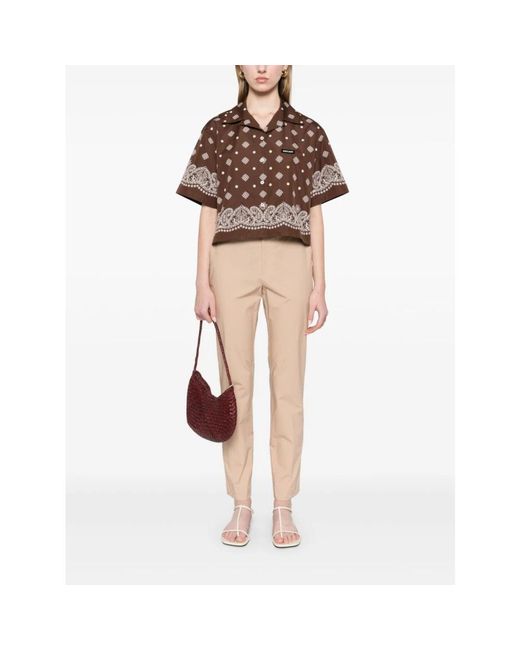 Twinset Natural Straight Trousers