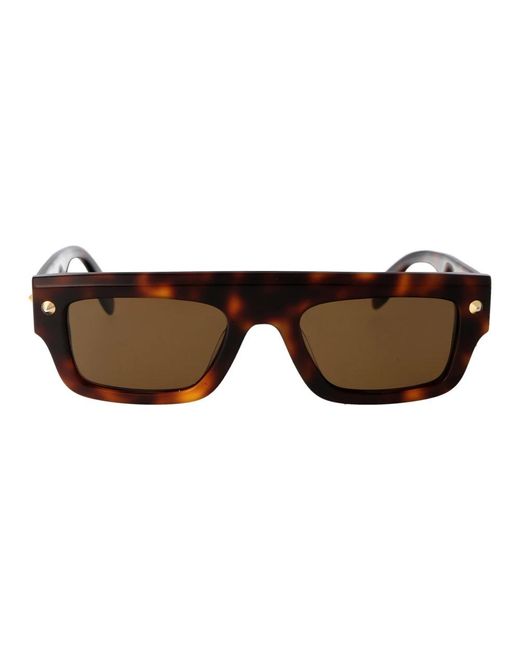 Alexander McQueen Brown Sunglasses
