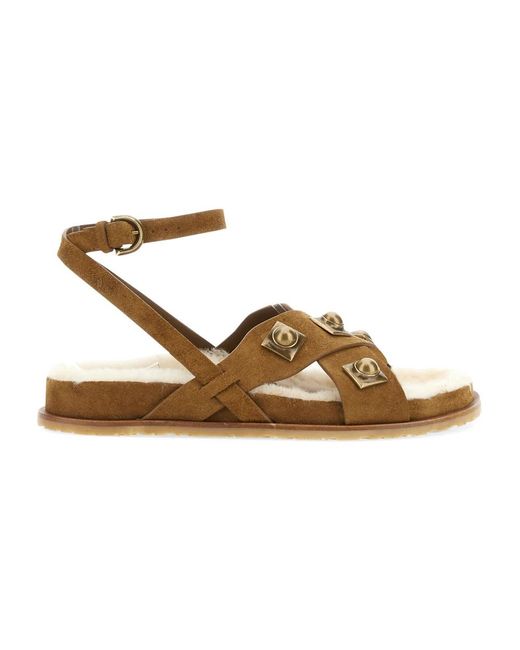 Flat Sandals di Etro in Brown