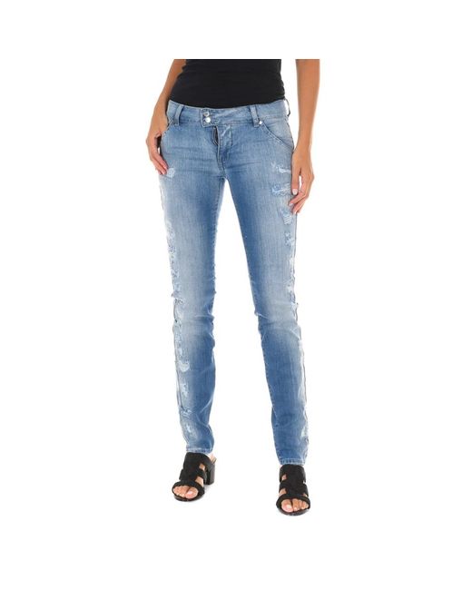 Met Blue Slim-Fit Jeans