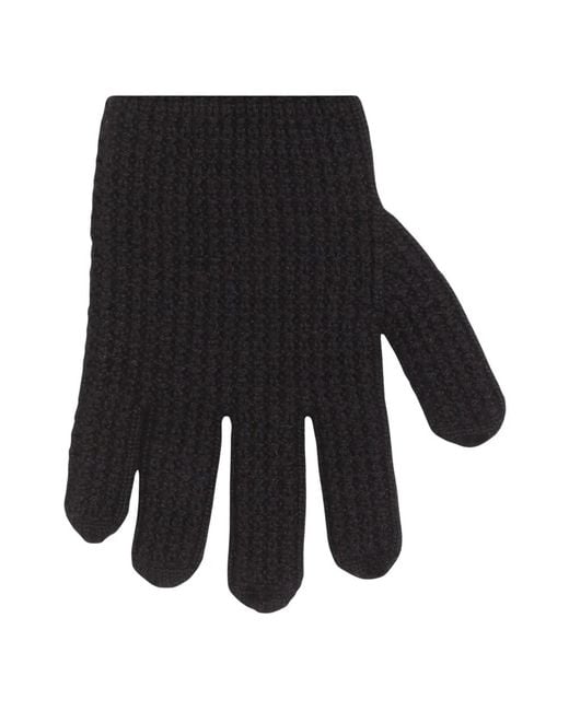 Dolce & Gabbana Black Gloves for men