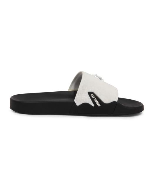 Raf Simons Black Astra Runner Slippers