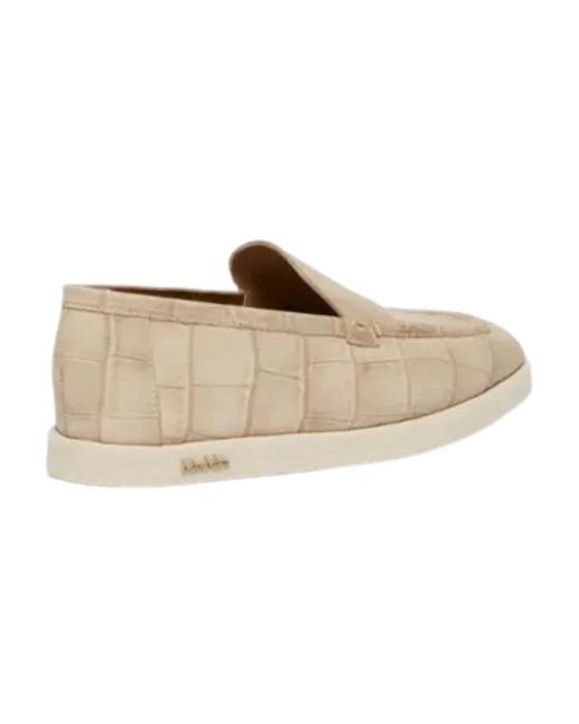Max Mara Natural Loafers