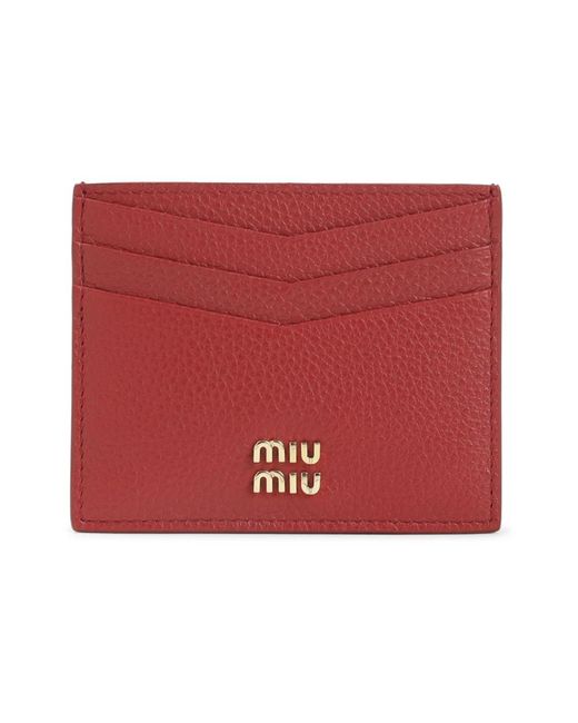 Miu Miu Red Wallets & Cardholders