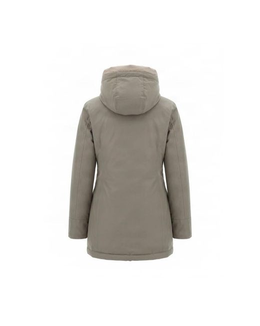 Woolrich Gray Parkas