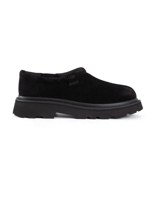 Ugg Schwarze Wildleder Blockabsatz Schuhe in Black für Herren