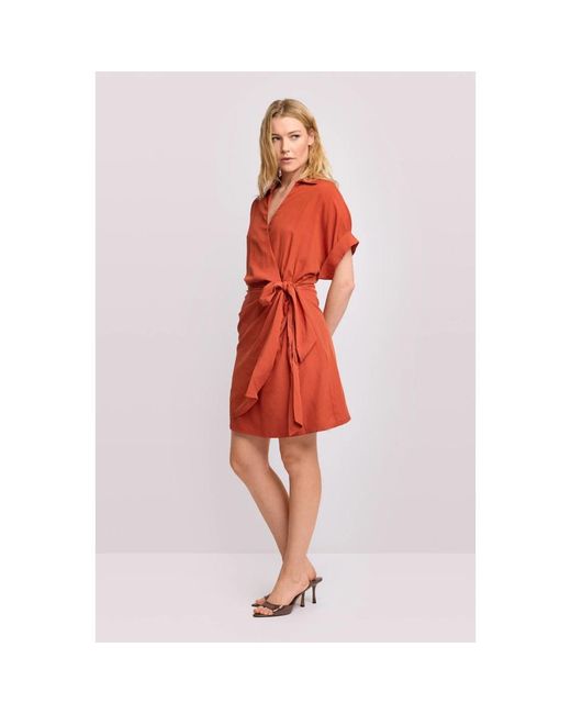Kocca Red Wrap Dresses