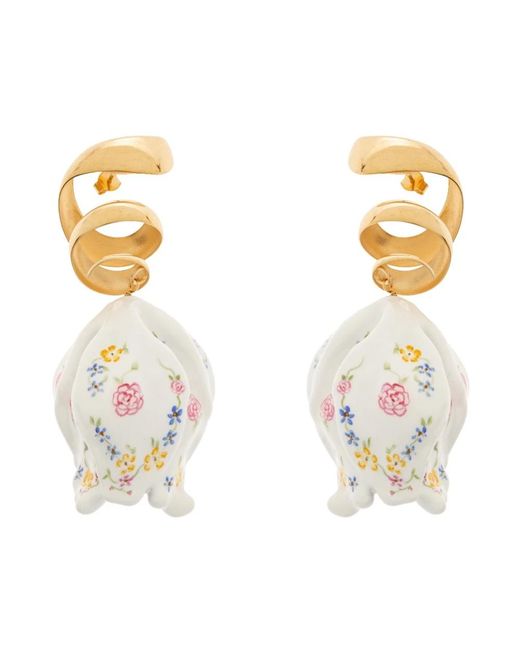 Earrings Chloé de color Metallic
