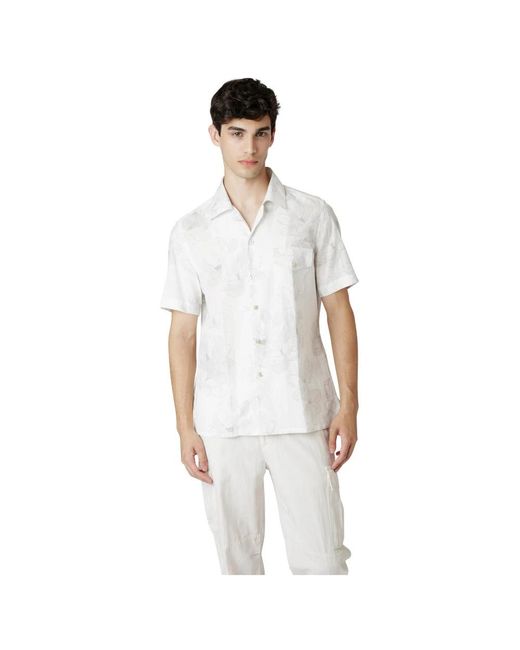 Eleventy Short Sleeve Shirts in het White voor heren