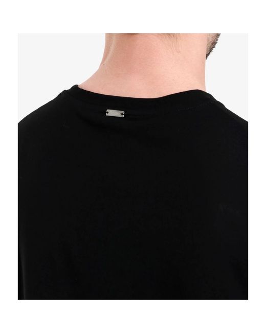 Herno Stretch baumwoll jersey t-shirt in Black für Herren