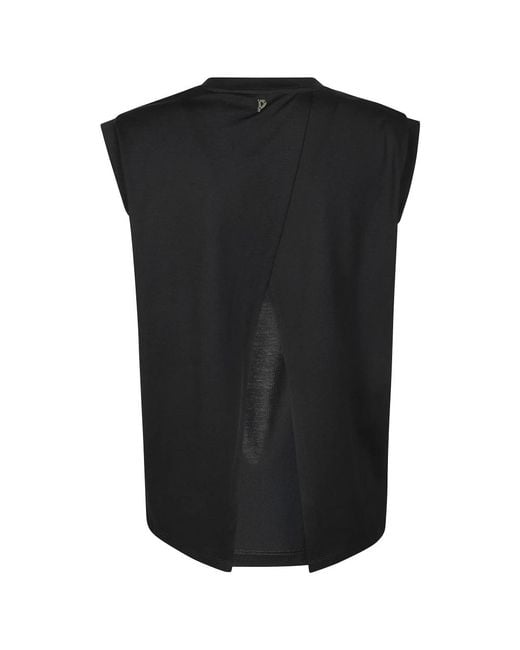 Dondup Black Sleeveless Tops