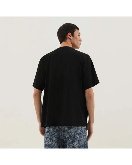 1989 STUDIO Tops ,Zwart ,Zwarte T-Shirt En Polo Collectie in het Black voor heren