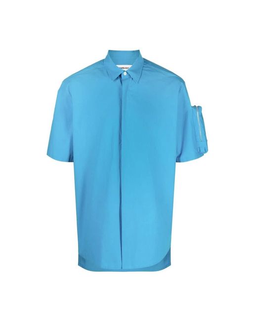 Ambush Blue Short Sleeve Shirts for men