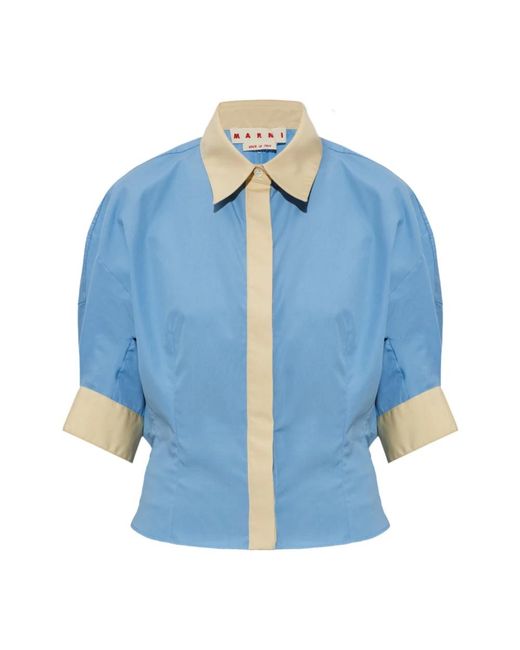 Shirts Marni en coloris Blue