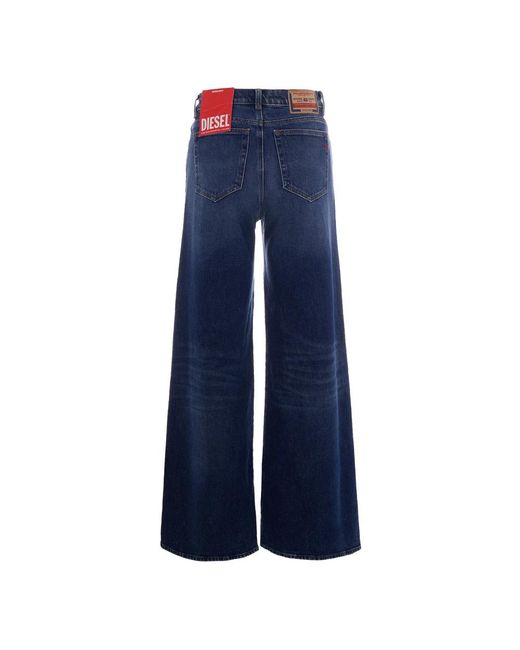 DIESEL Blue Wide Jeans