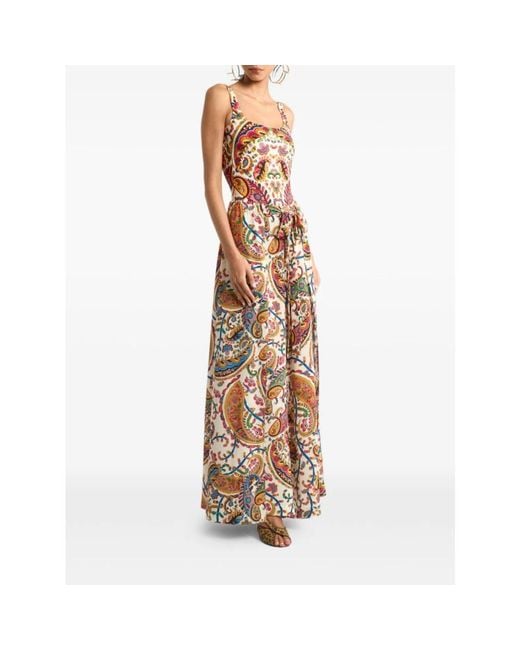 Etro Natural Wide Trousers