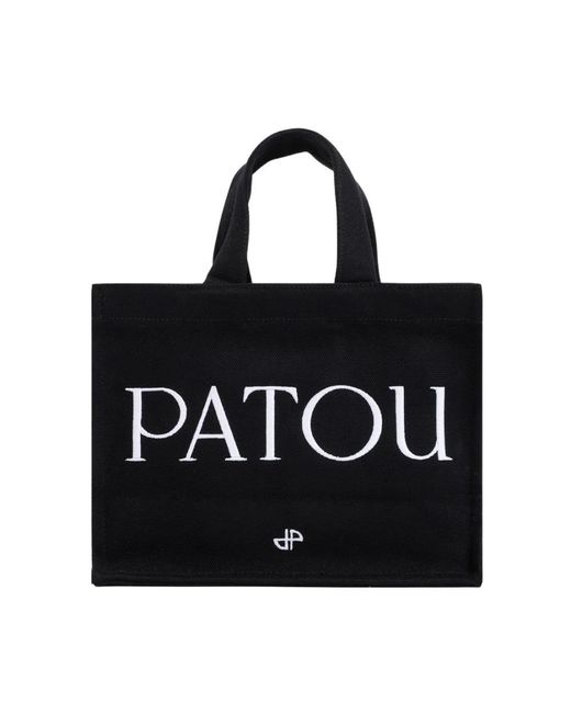 Patou Black Tote Bags