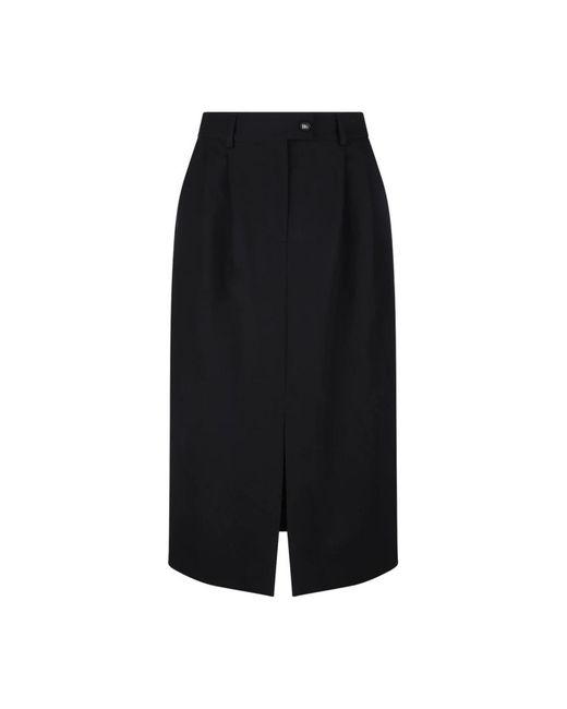 Dolce & Gabbana Black Midi Skirts