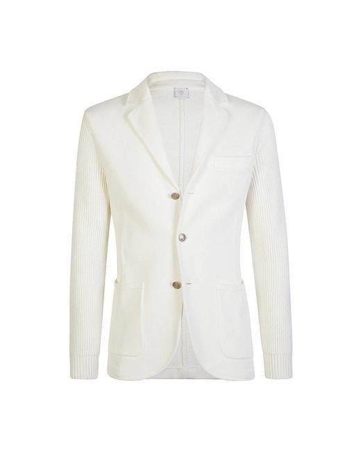 Eleventy White Cardigans for men