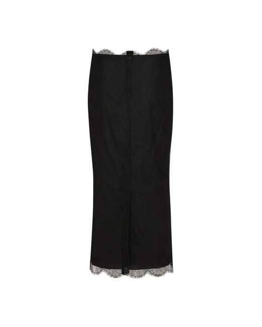 Dolce & Gabbana Black Maxi Skirts