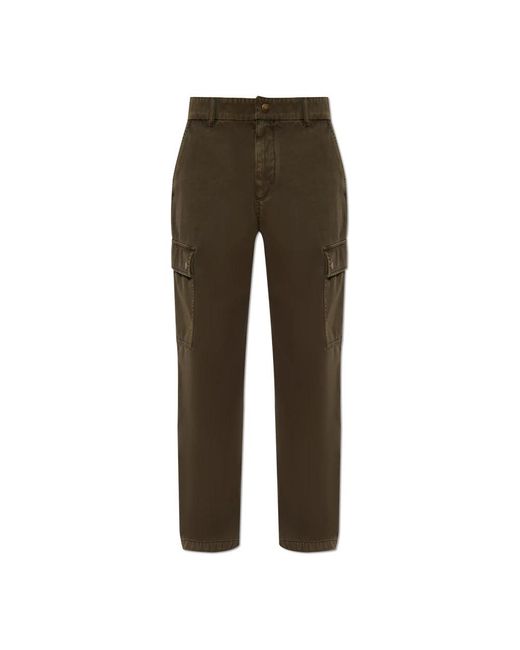 Burberry Jeans ,Groen ,Katoen Cargo Broek Met Rechte Pijpen in het Brown voor heren