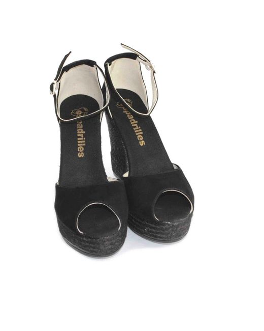 Espadrilles Sleehakken in het Black