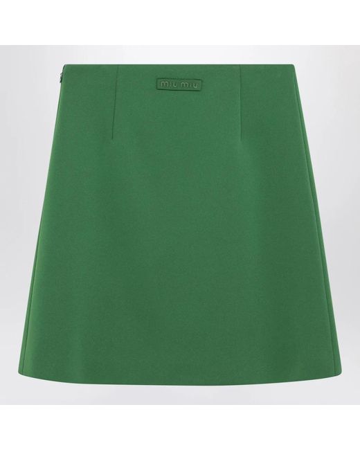 Miu Miu Green Short Skirts