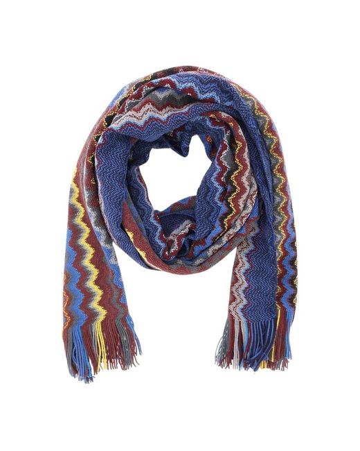 Missoni Blue Winter Scarves for men