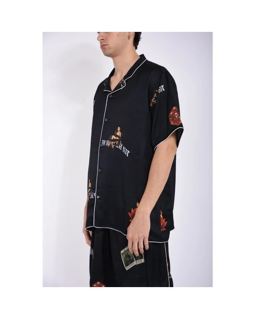 Ih Nom Uh Nit Black Short Sleeve Shirts for men