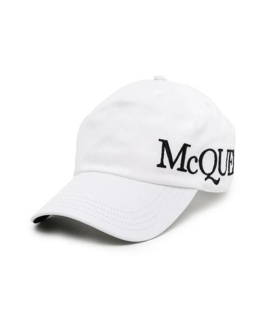 Alexander McQueen White Caps for men