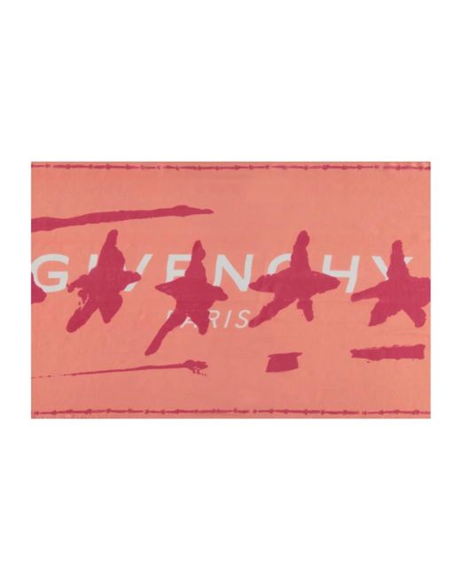 Givenchy Pink Winter Scarves