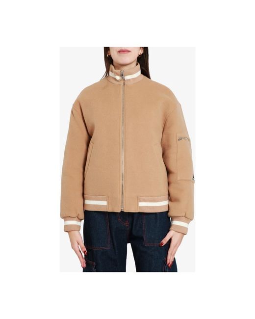 MSGM Wollen Jas in het Natural