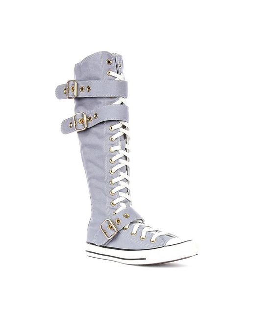 Converse Blue Lace-Up Boots